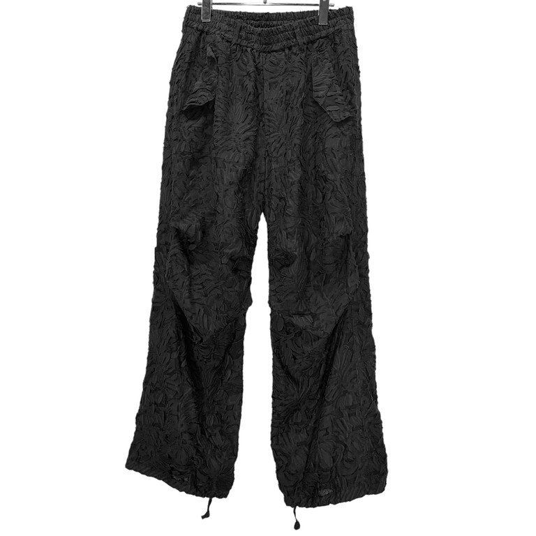 TAAKK 21SS CUT JACQUARD PARACHUTE PANTS フラワーカットジャカード 