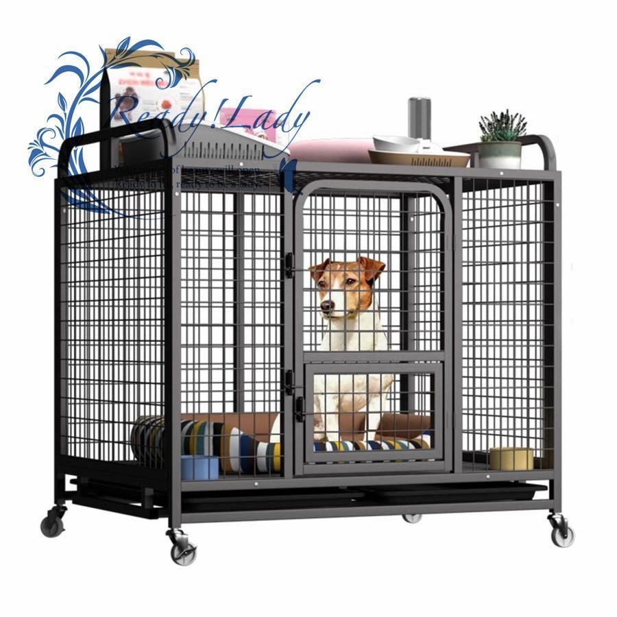 登場 中型犬 大型犬用 犬小屋 サークル 猫ケージ Size L 110*72*115CM