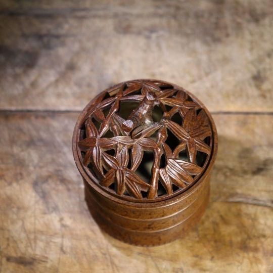 銅細工 竹の節香炉 茶道具 香道具 装飾品 工芸品 美術品 置物