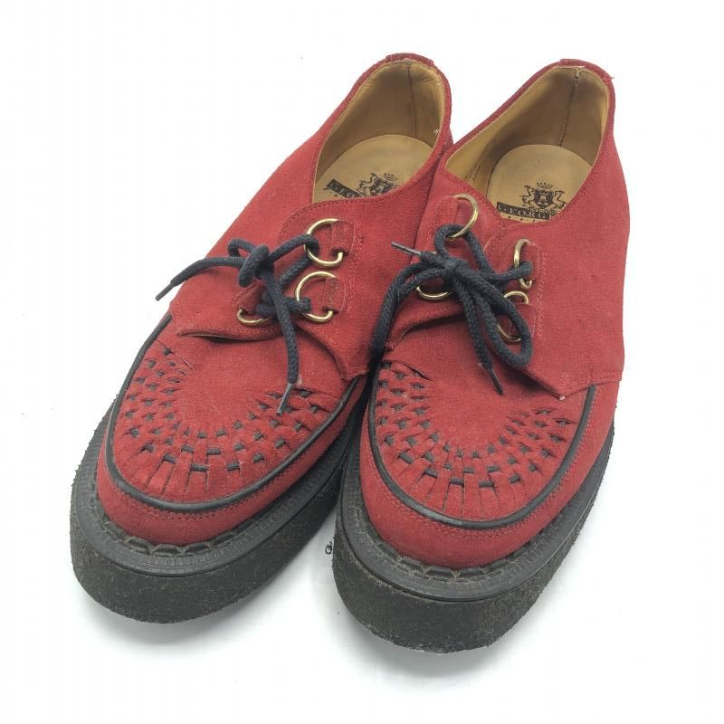 GEORGE COX GIBSON 8 9749-047 3588 スエード レッド 注文 ジョージ