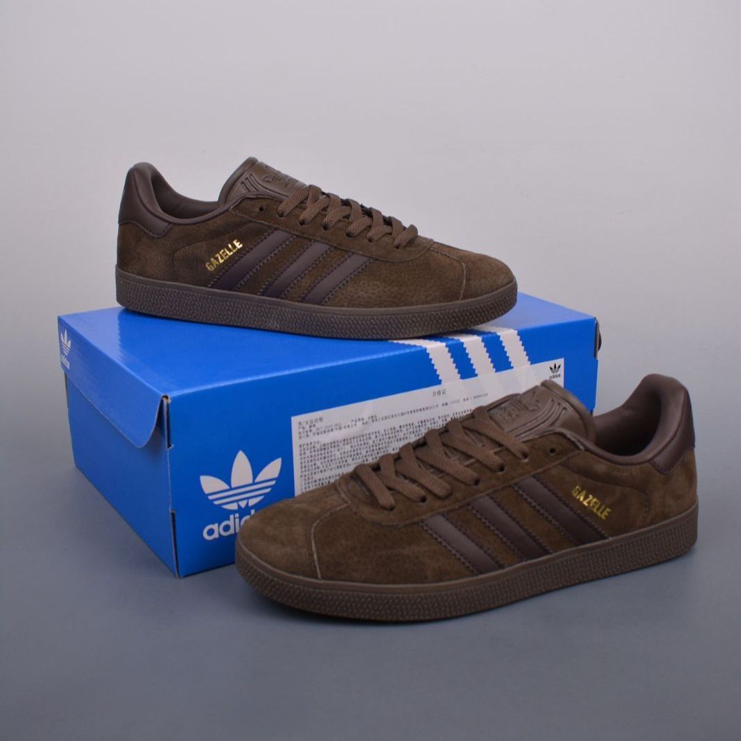 新品 adidas gazelle ブラウン IG4989 - メルカリ