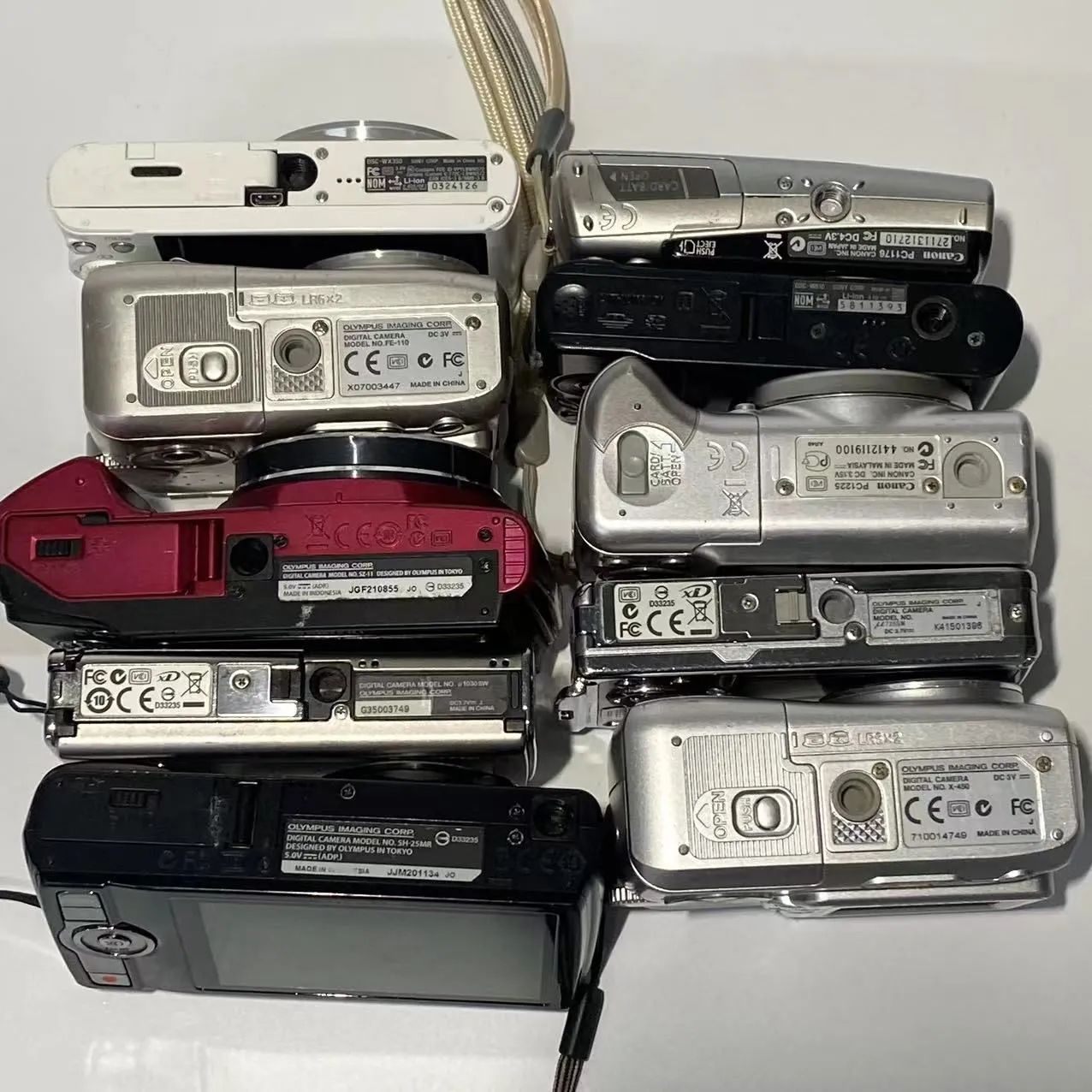 Canon SONY OLYMPUSなど6メーカーまとめ売り ジャンク品 【公式通販】