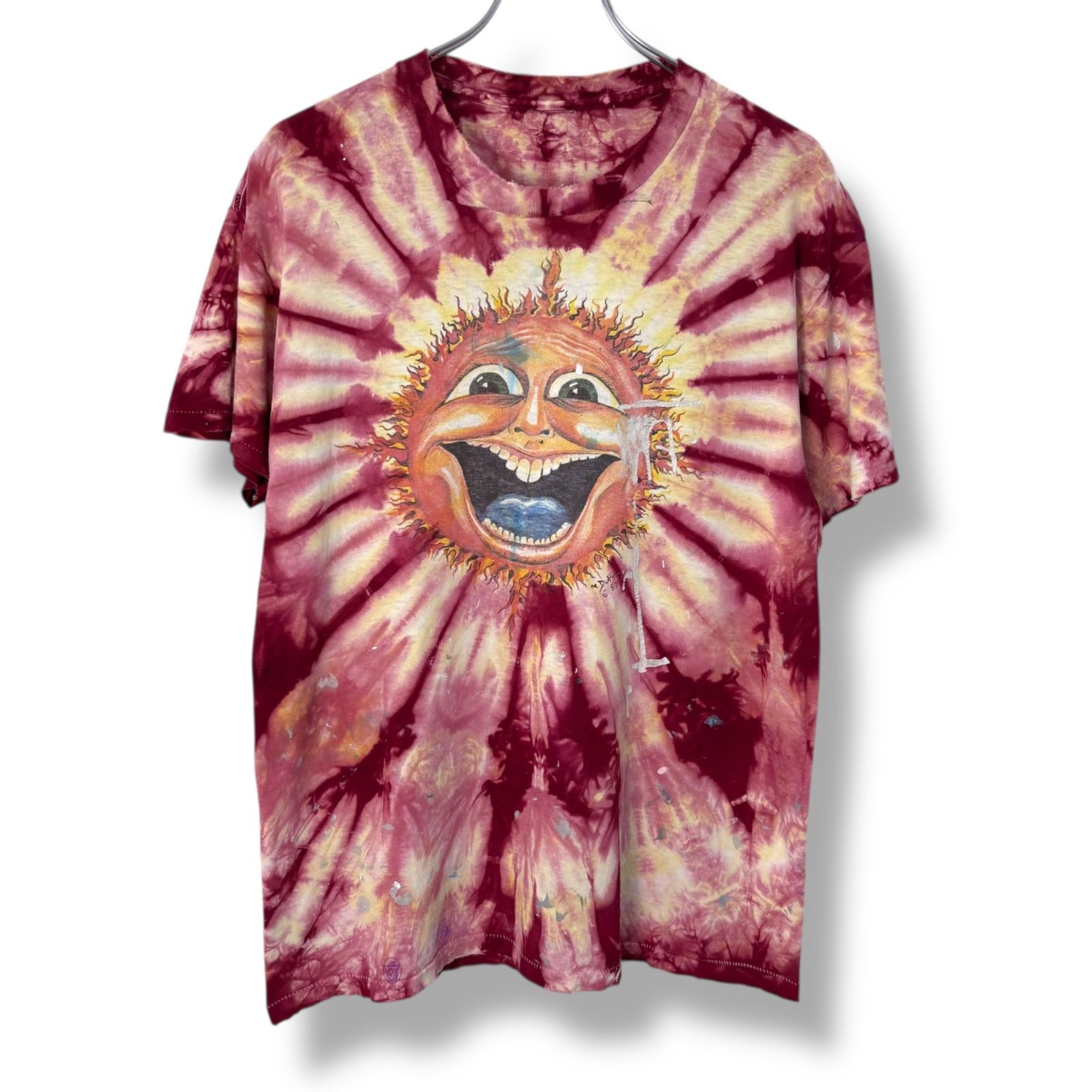 Special】 80s Grateful Dead Tie Dye Print Band T-Shirt 80年代