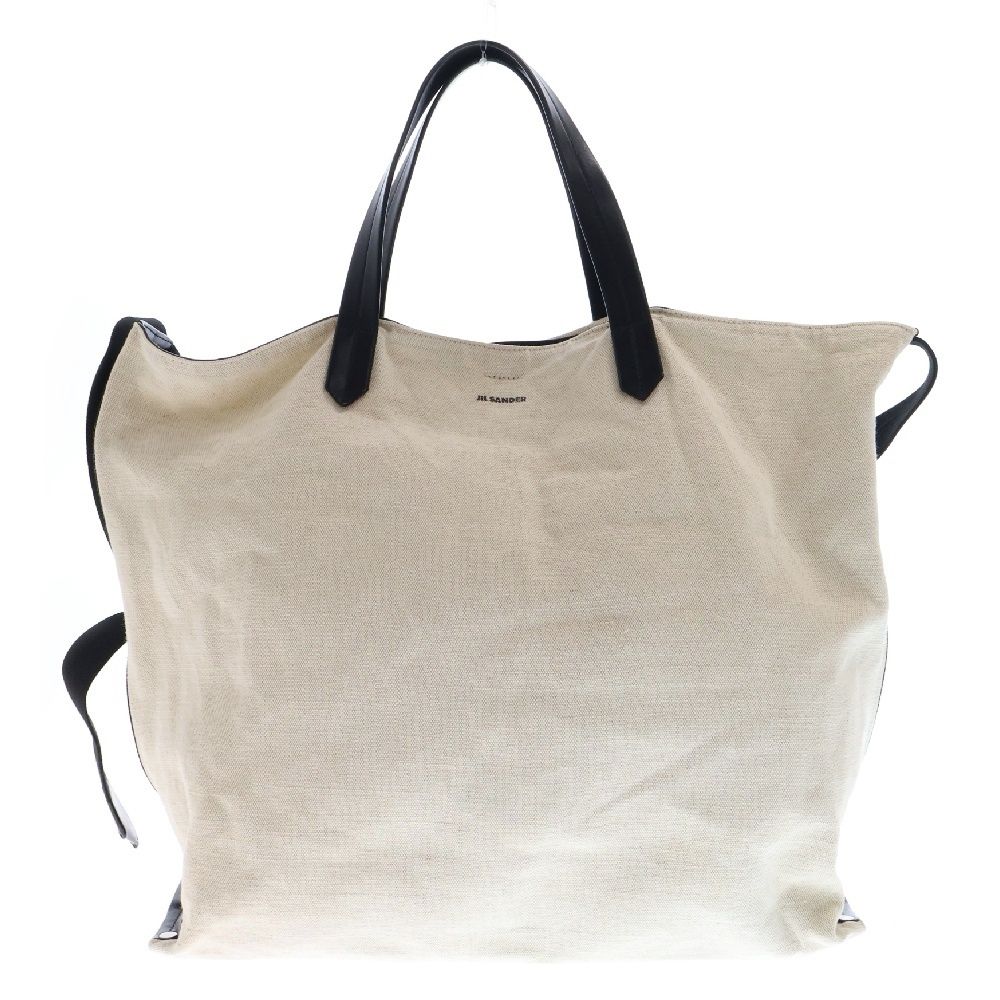 JIL SANDER (ジルサンダー) ベルト付きキャンバストートバッグ