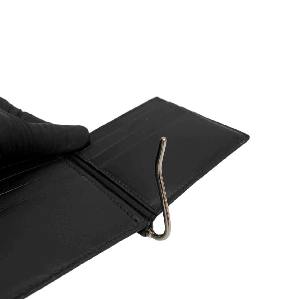 極 美品 保存箱 保存袋付 GUCCI グッチ シマ GG ロゴ レザー 本革