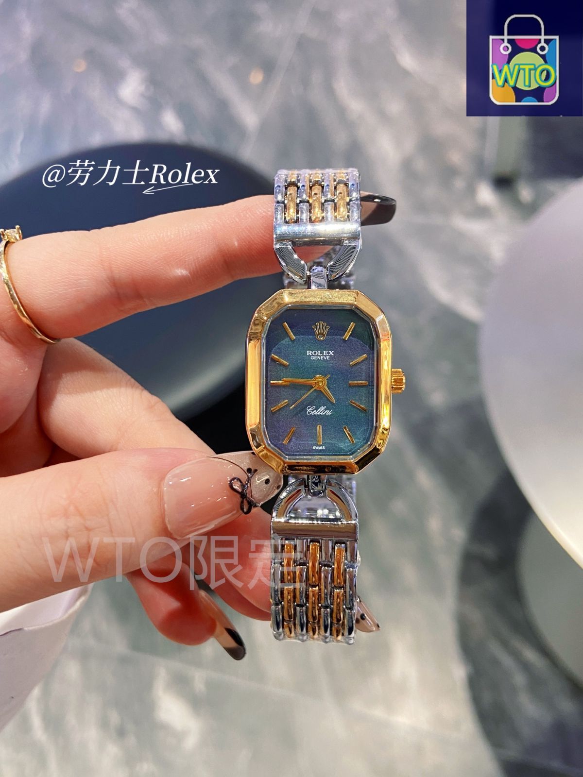 今日特価】Rolex ロレックス 新発売スモールスクエア 25mm 精巧
