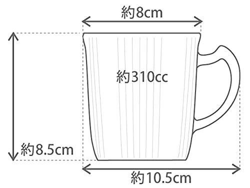 大倉陶園 マイリトルローズ マグカップ ＜レンジ対応＞ 105C/5190