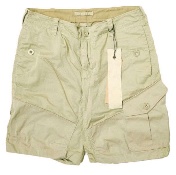 TEN-C テンシー イタリア製 CARGO SHORTS ナイロン x OJJ カーゴショーツ TC-P1003 48 ベージュ ショートパンツ ボトムス g16770