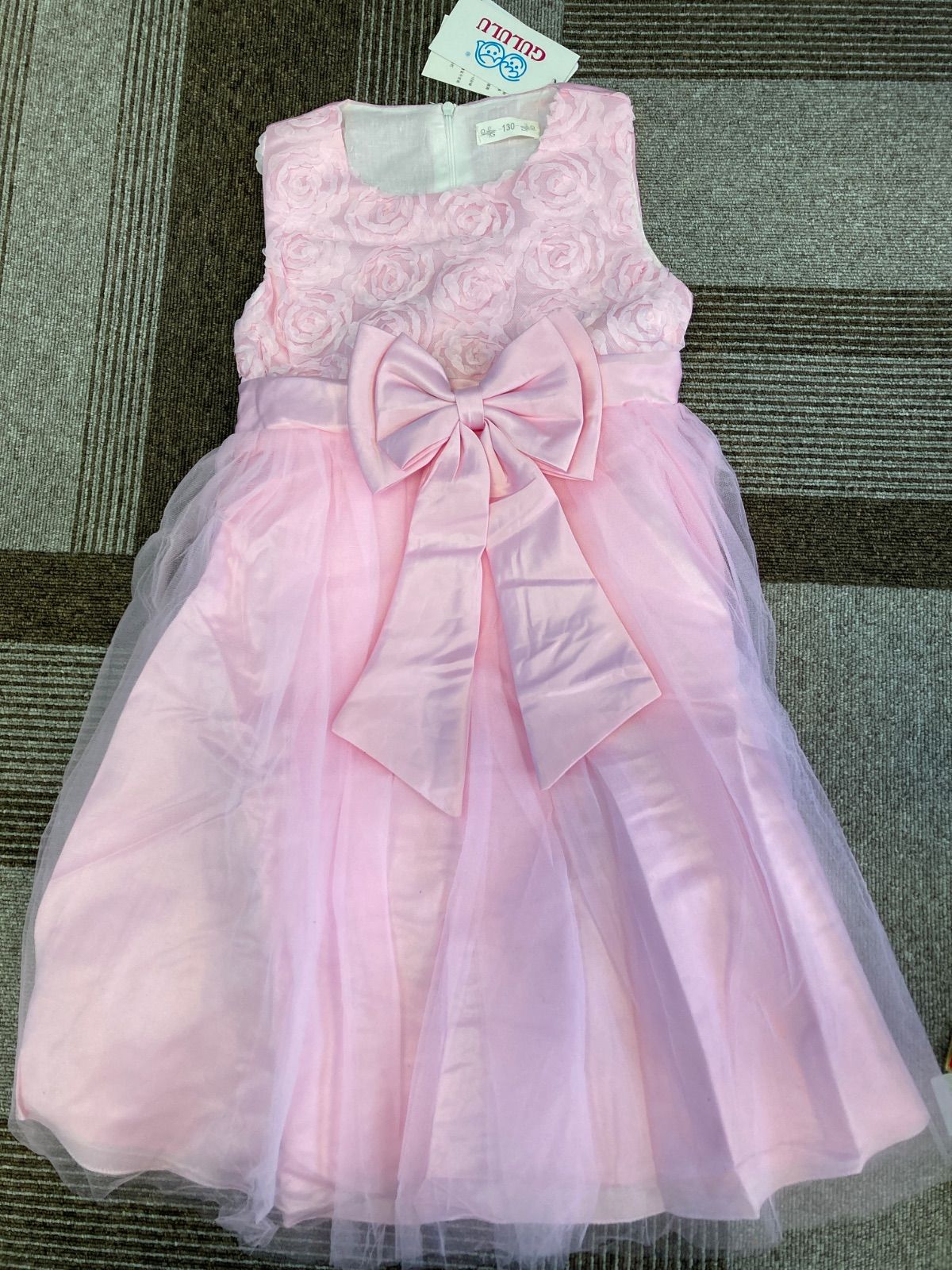 サイズ　130フォーマルドレス ジャケット付き ホワイト/ピンク 楽天市場】マザーズドレス ロングドレス 結婚式 親族 フォーマル