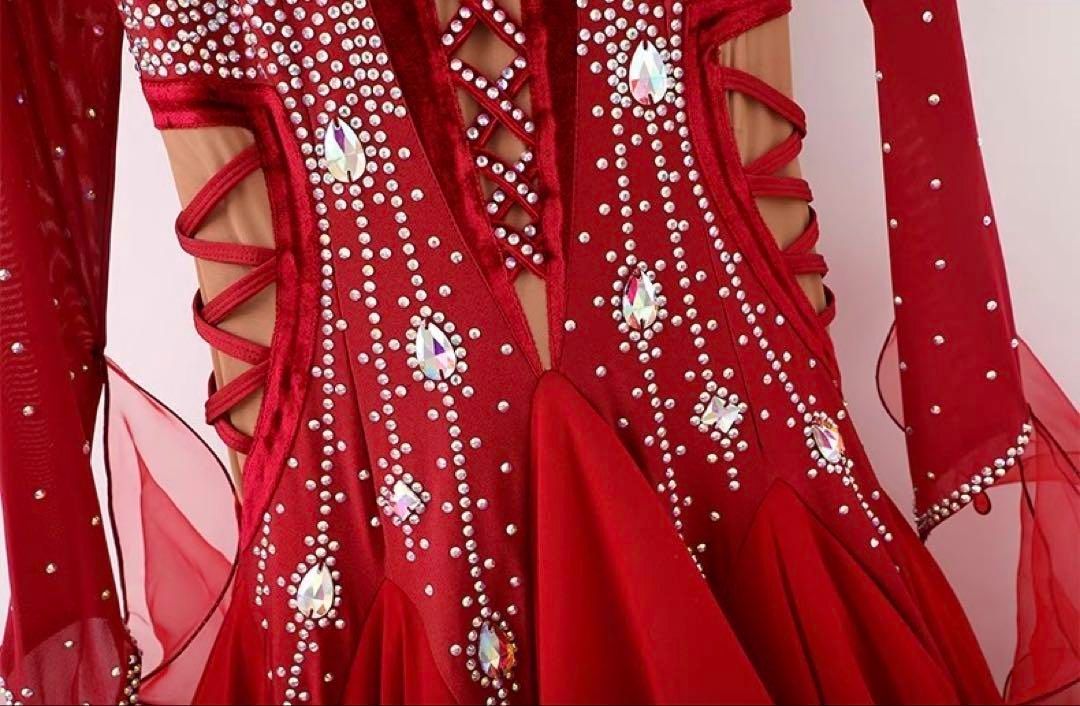 2025年新作 豪華ストーン付きスタンダードドレス☆競技会やデモ