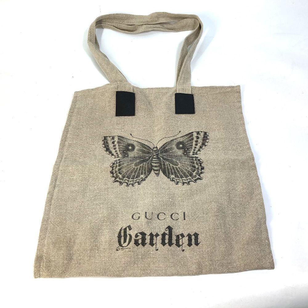 GUCCI グッチ トートバッグ ガーデン GARDEN リネン - メルカリ