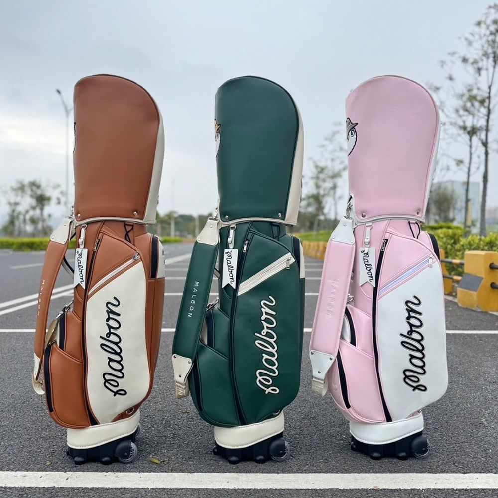 新品マルボンMALBONゴルフバッグ　キャディバッグ　キャスター付 Malbon Golf MALBON GOLF マルボンゴルフ x POTR キャリーバッグ