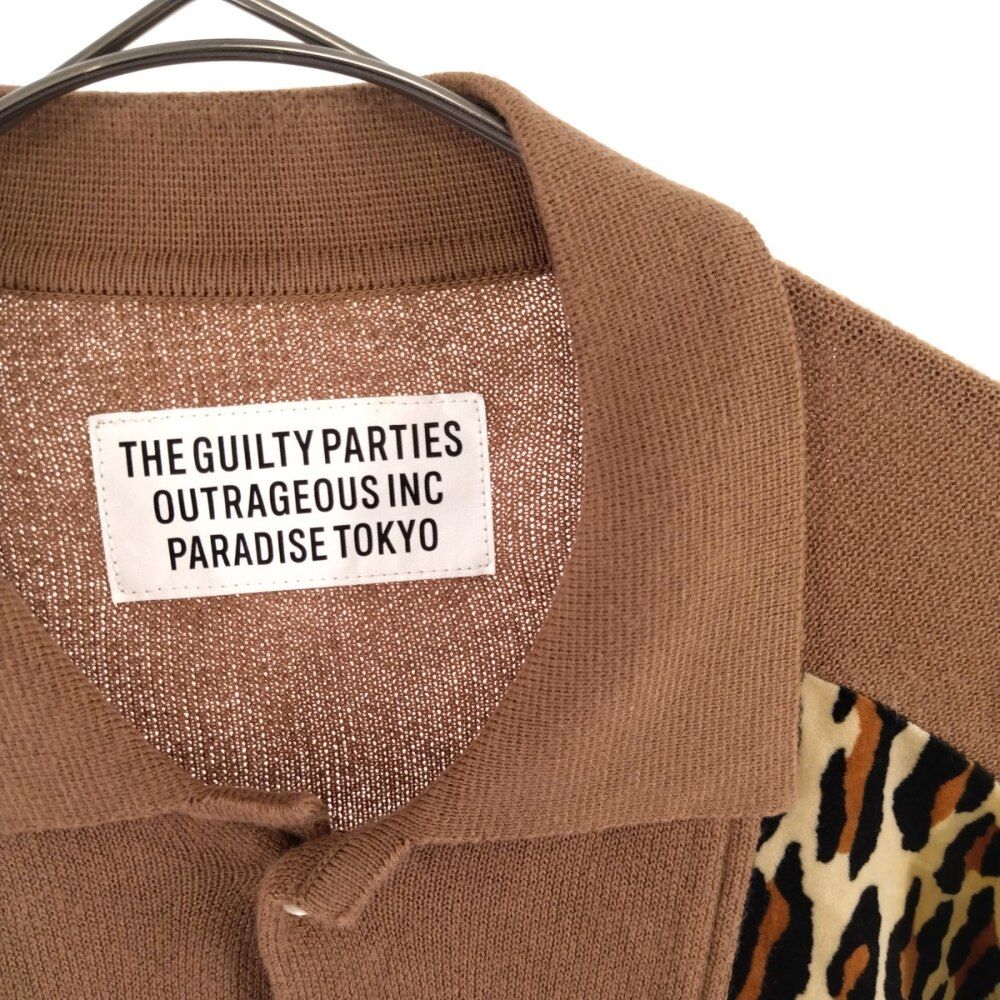 WACKO MARIA (ワコマリア) 20AW TWO-TONE KNIT POLO CARDIGAN