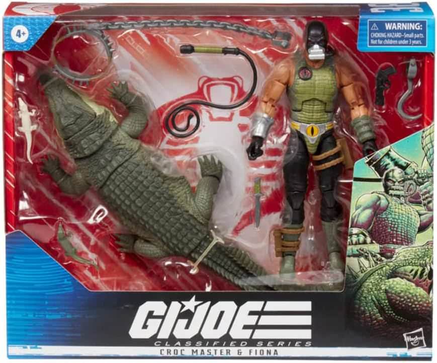 フィギュア G.I.ジョー クロコ マスター クラシファイドシリーズ 造形 高可動 全高約15cm 付属ワニフィギュア2体 アクセサリー7種 並行輸入品