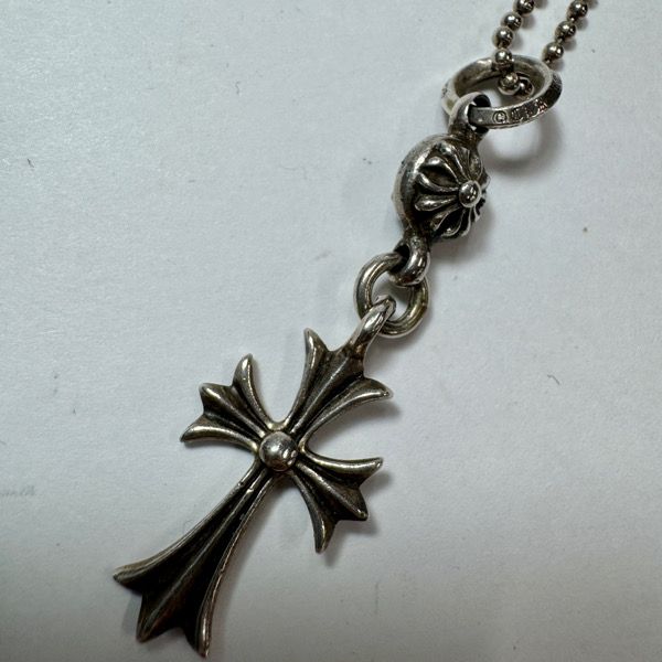 CHROME HEARTS クロムハーツ 1 B TNY CH CRS 1ボールタイニーCHクロス チャーム ボールチェーン