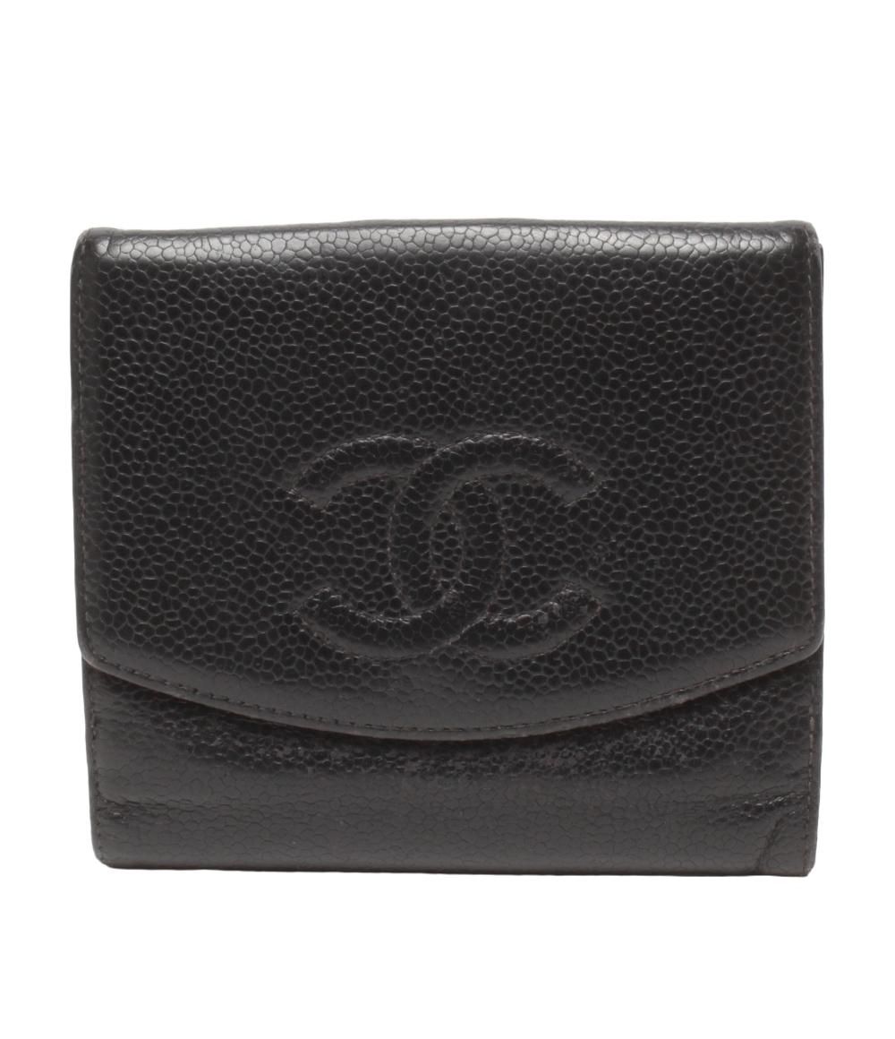 シャネル 二つ折り財布 レディース CHANEL