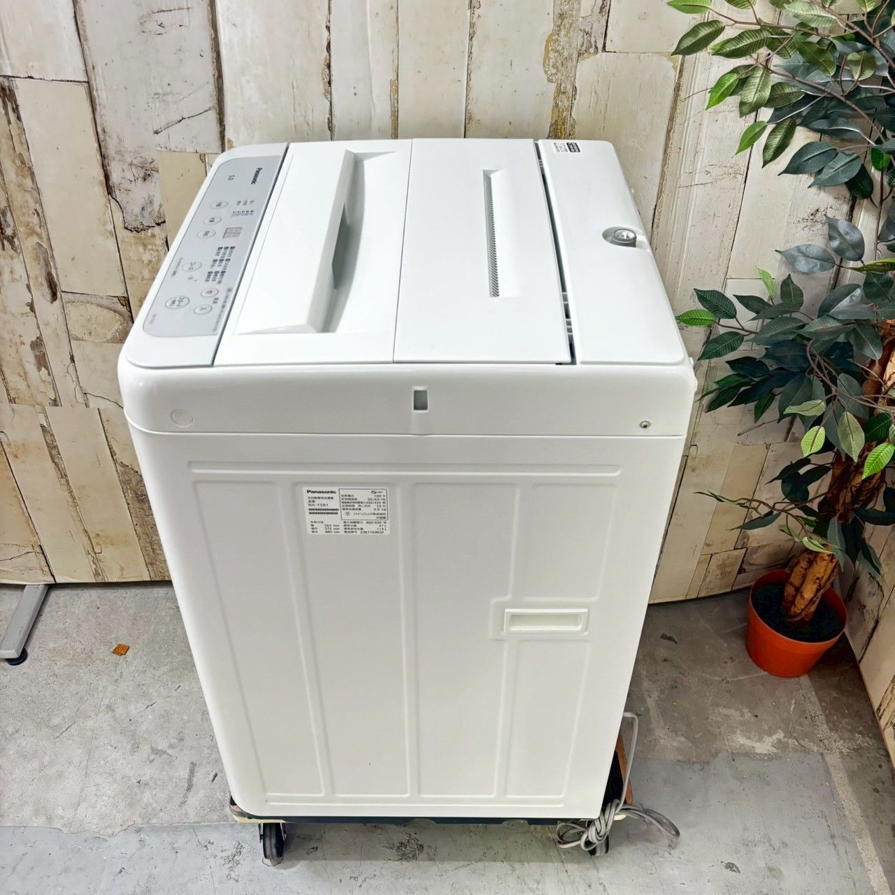 製 Panasonic パナソニック NA-F5B1 洗濯機 5.0kg