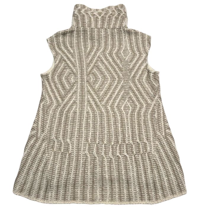 未使用 タグ付き】センソユニコ 芽風 ハイネック ニット チュニック