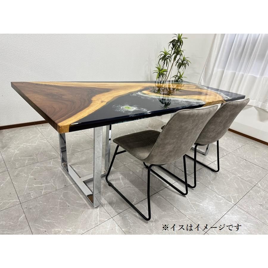 レジンテーブル ダイニングテーブル レジンアート 幅200cm 海 海岸 波