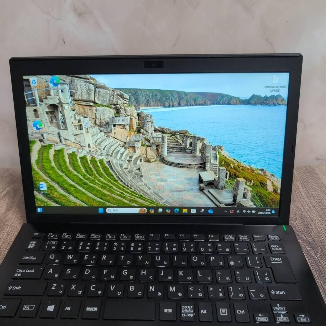 即業務◎VAIO Pro PG 8世代i5 SSD オフィス Windows11 Office付き にも 届いてすぐ使えます◎ マウスはおまけ♪ S399-B VETTDRUCK_DE