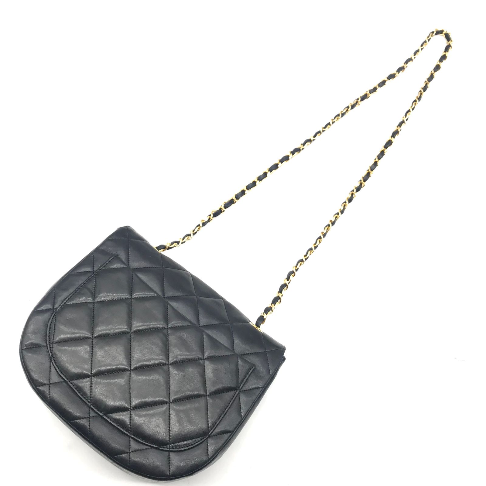 CHANEL シャネル デカココ ラムスキン マトラッセ チェーン ショルダー