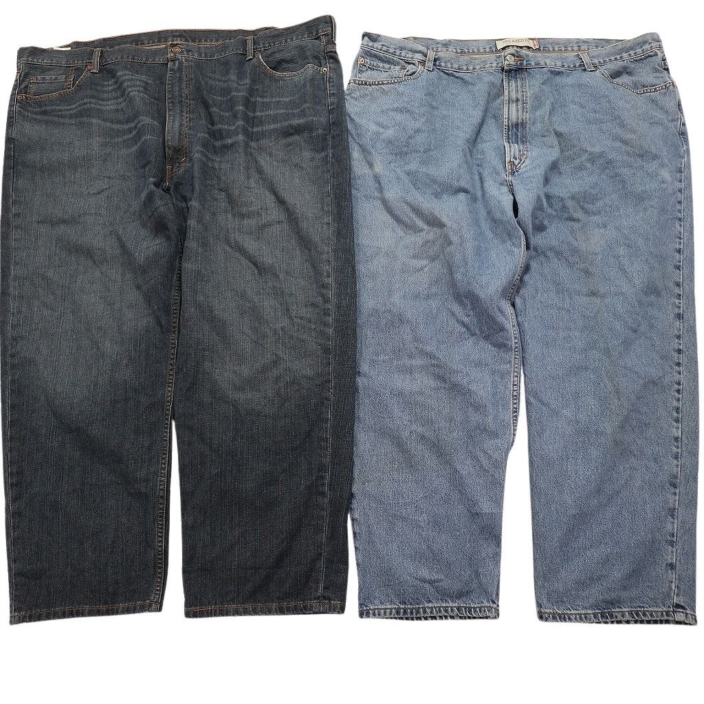 ブラックデニム ヒゲ