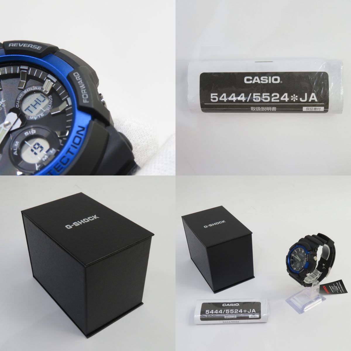 稼働品 CASIO G-SHOCK GAW-100B 電波ソーラー ジャンク - 時計