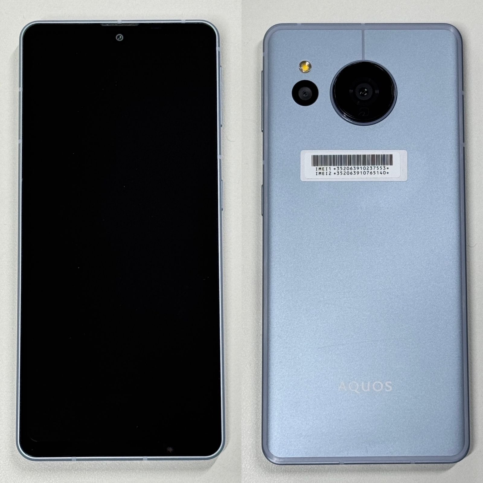 訳アリ品」SHARP AQUOS sense7 SHG10 ブルー 128GB【管理番号：W072211 
