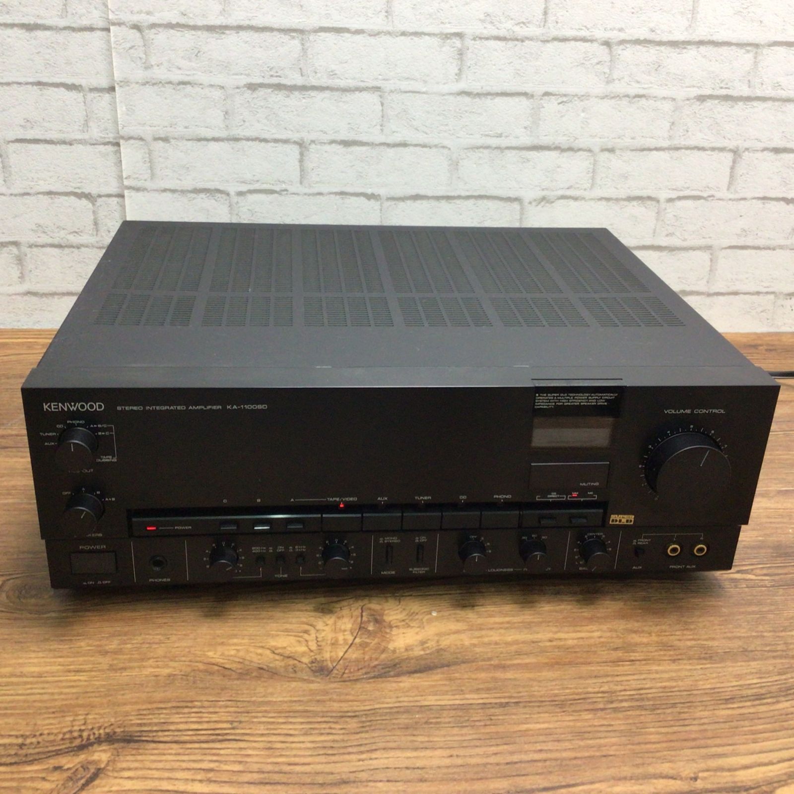 7365 【通電のみ確認済】KENWOOD ケンウッド KA-1100SD