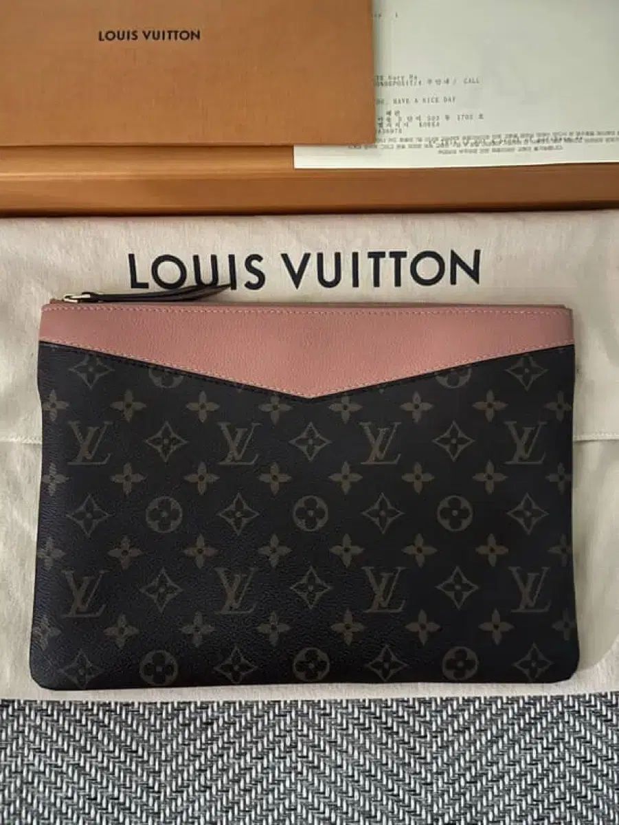 Louis Vuitton ルイヴィトン モノグラム デイリー ローズ クラッチ