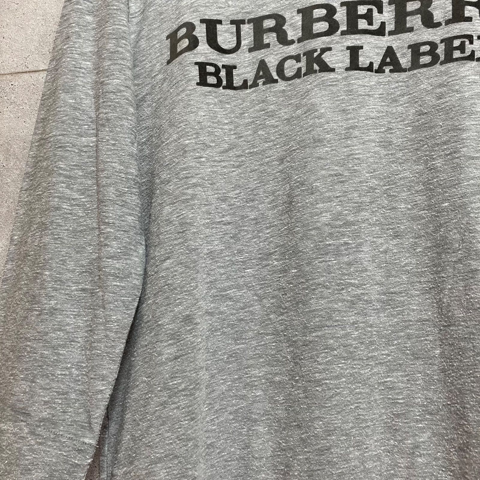 Burberry black label バーバリーブラックレーベル ロンT グレー 3 