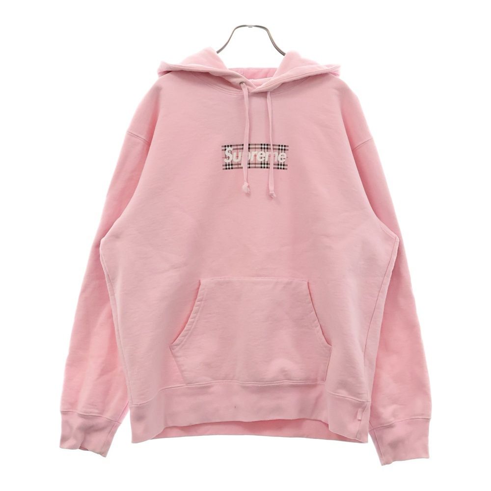 SUPREME (シュプリーム) × Burberry Box Logo Hooded Sweatshirt 