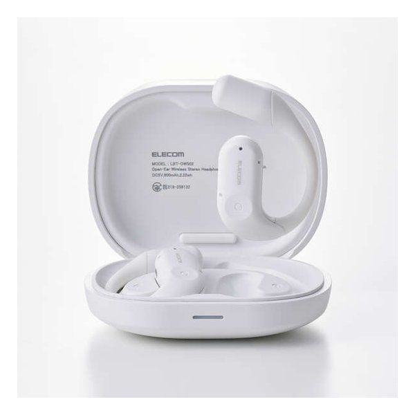 激安で季節を先取り。 ELECOM エレコム Bluetoothイヤホン 完全ワイヤレス オープンイヤー型 IPX5 ホワイト LBT-OWS02WH 2661482 しかも送料無料 です！