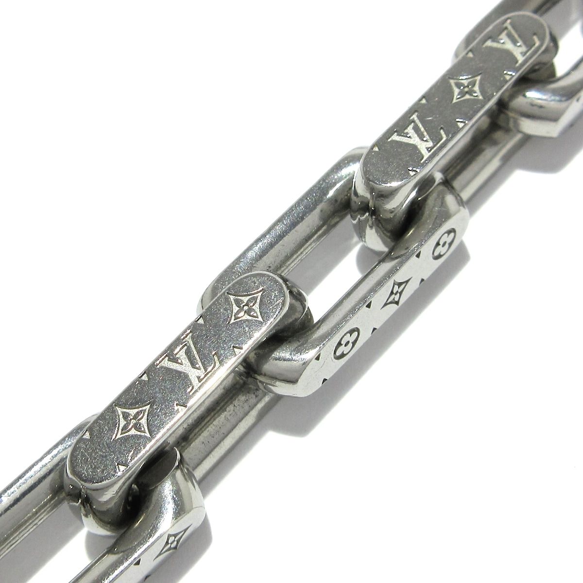 LOUIS VUITTON(ルイヴィトン) ネックレス美品 ネックレスチェーンモノグラム M00307 金属素材 シルバー