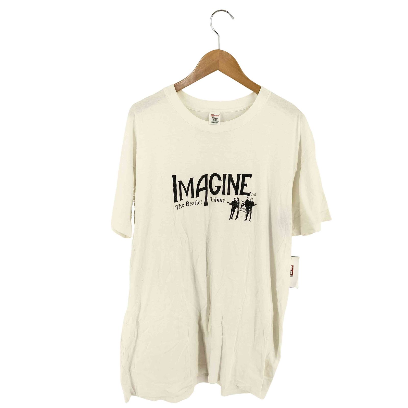 ヘインズ Hanes 90S クルーネックバンドTシャツ IMAGINE メンズ import XL