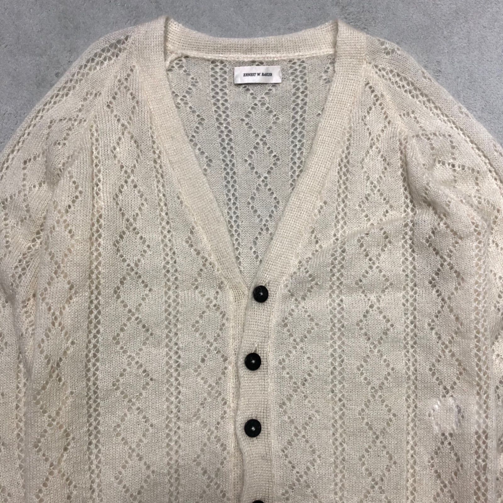 ernest w baker モヘアカーディガン 関税込みERNEST W. BAKER カーディガン