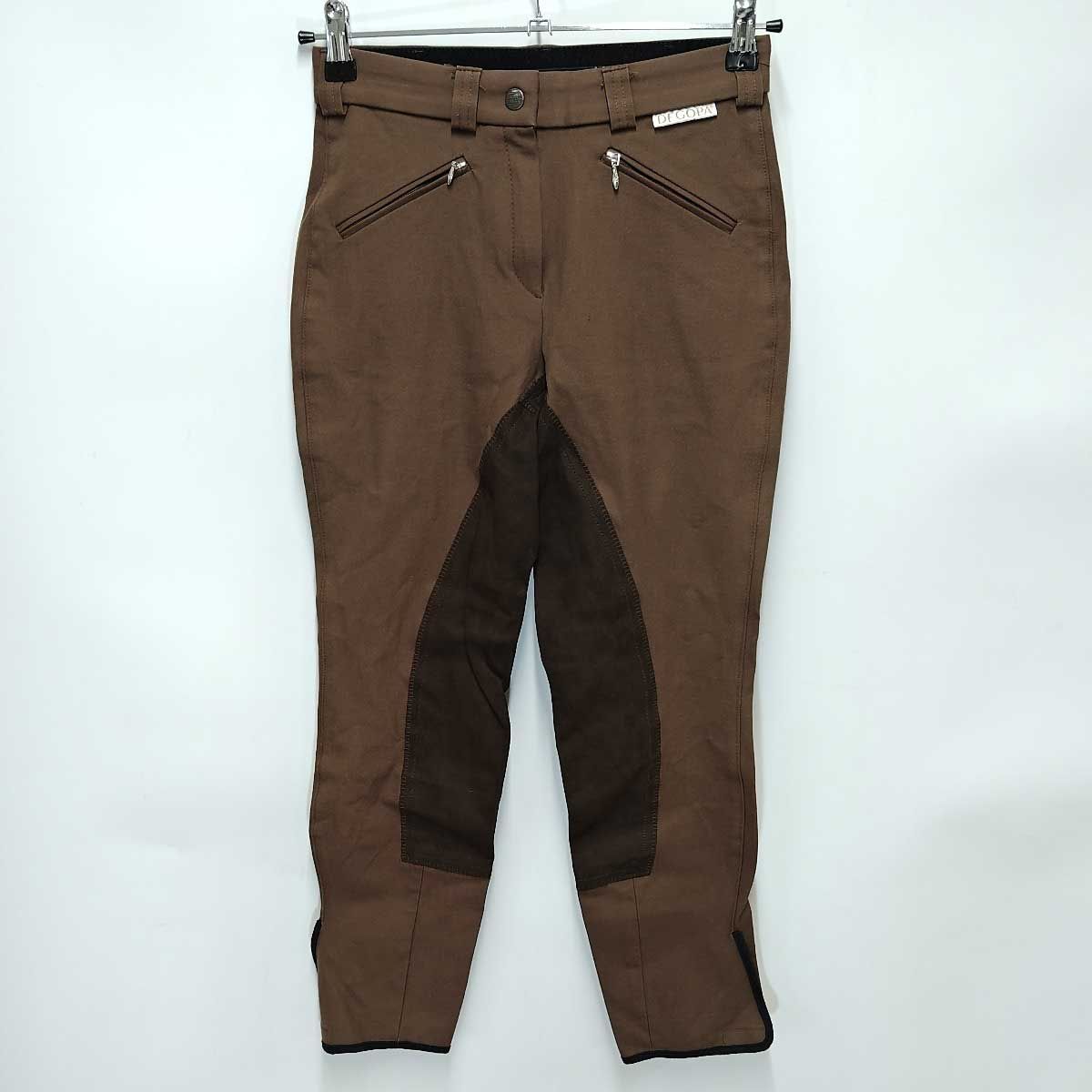 DEGOPA キュロット 乗馬 パンツ ストレッチ 36ブラウン レディース 