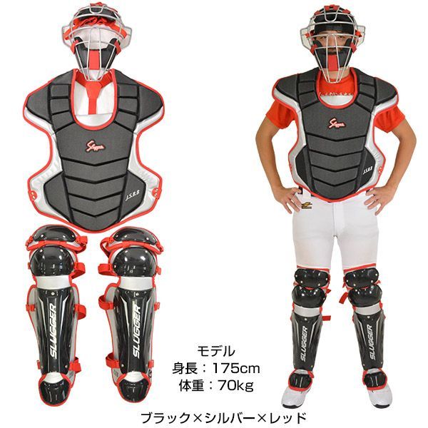 新品未使用】軟式野球用 キャッチャー防具 3点セット 久保田スラッガー 防具セット 捕手用 一般 マスク プロテクター レガーツ JSBB レガース  レガーズ - メルカリ