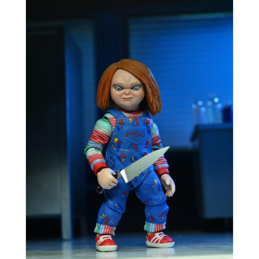 ネカ チャッキー CHUCKY フィギュア TV版 Neca-chucky TVシリーズ究極のアクションフィギュア、7インチ