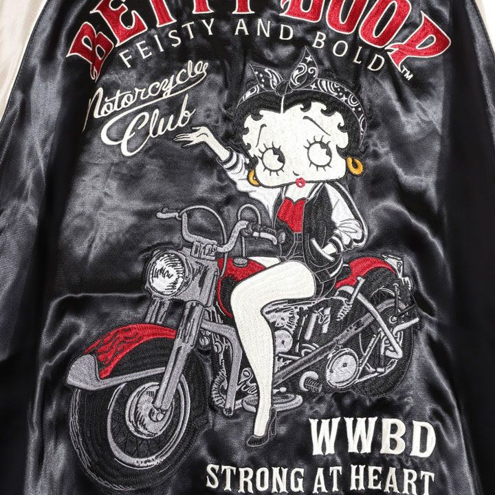 BETTY BOOP リバーシブル スカジャン BBN-2517 ベティブープ NEVERMIND