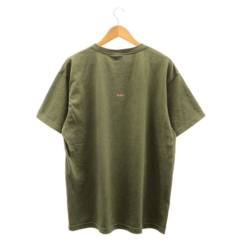 関送込!WTAPS リラックス コットン プリント フードティー 中古】WTAPS プリントTee 02 カーキ ダブルタップス[10] - メルカリ
