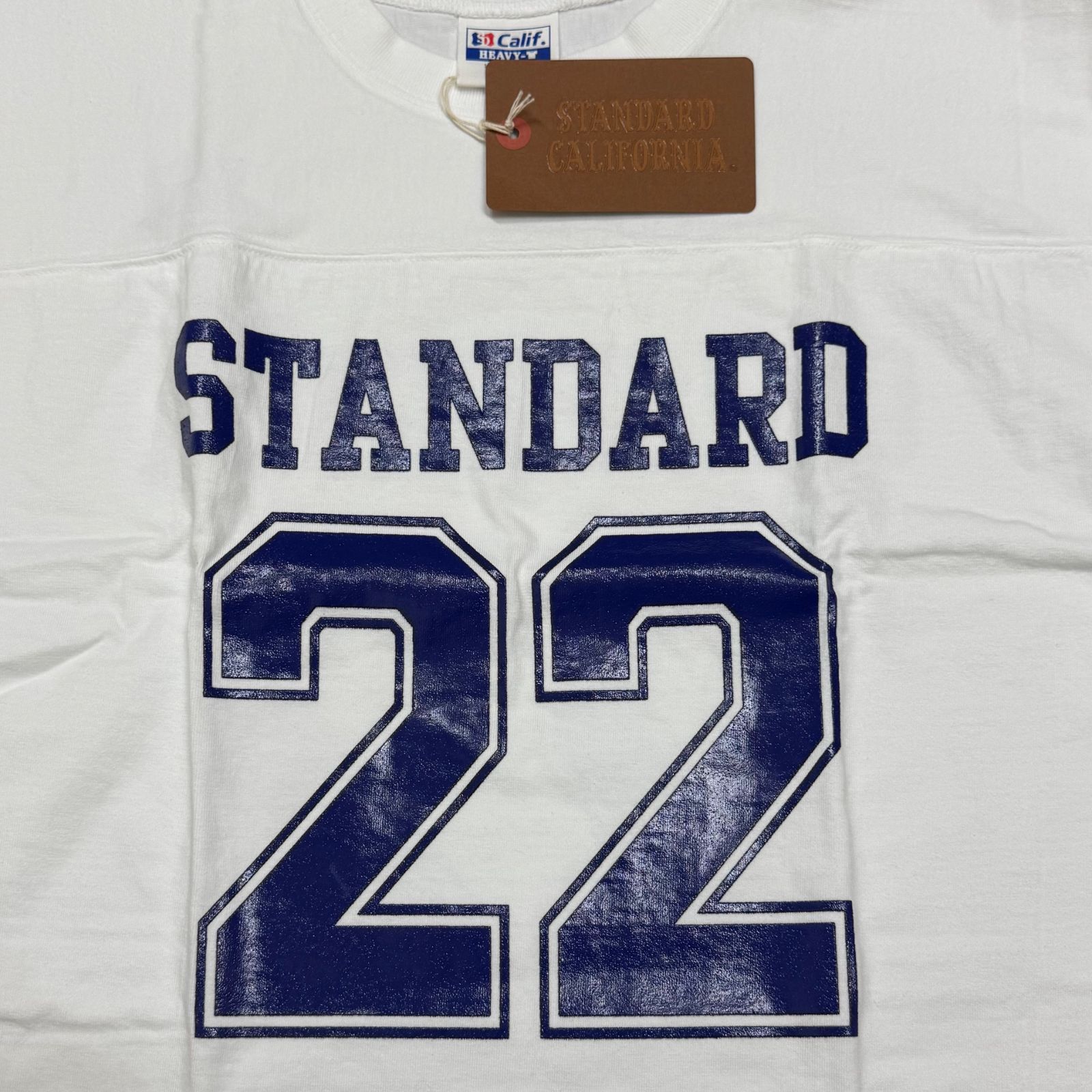 STANDARD CALIFORNIA ヘビーウエイトフットボールロゴTeeスタンダード