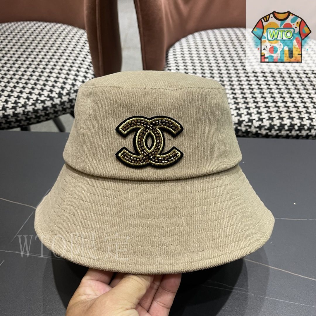 【エレガントなチャーム♪】CHANEL ハット 今日特価】Chanel 2025 早秋冬 防紫外線 フィッシャーマンハット