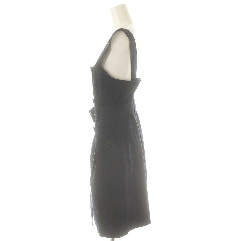 【超美品】BLUELABELCRESTBRIDGE 膝丈ワンピース 38 BLUE LABEL CRESTBRIDGE ひざ丈ワンピース