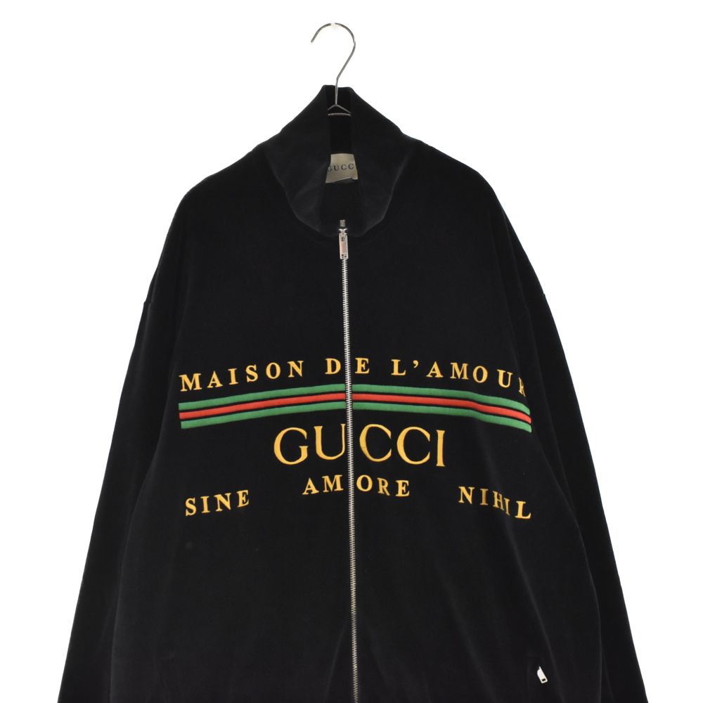 GUCCI (グッチ) 20SS シェニールジャケット 595533 XJBTD フロントロゴ