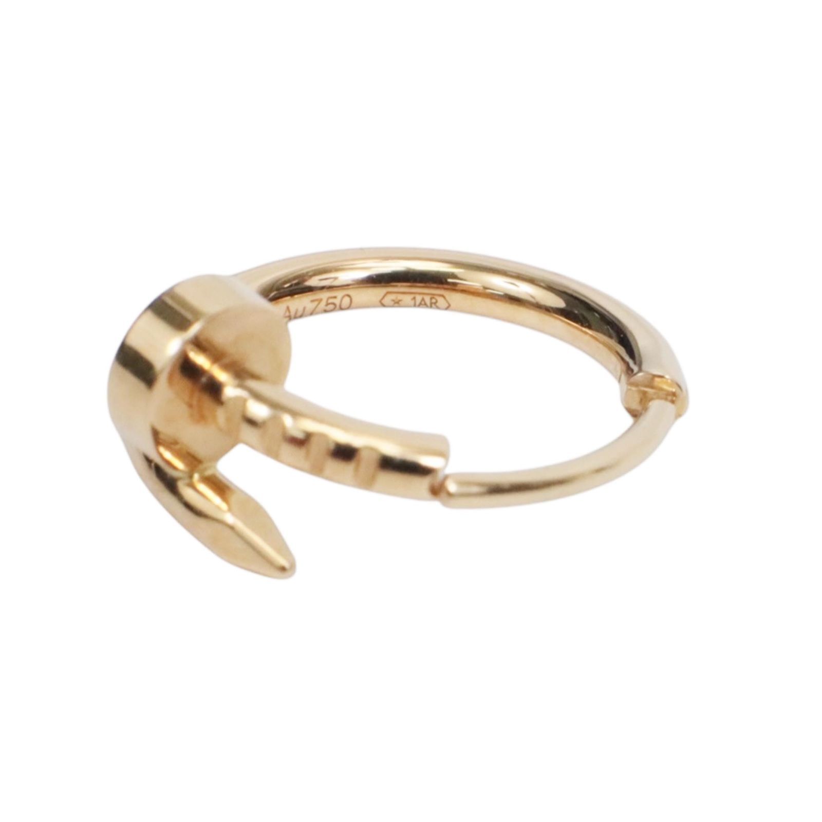 片耳　カルティエピアスキャッチのみ　イエローゴ－ルド750/18K刻印あり 片耳 カルティエピアスキャッチのみ イエローゴ－ルド750/18K刻印あり