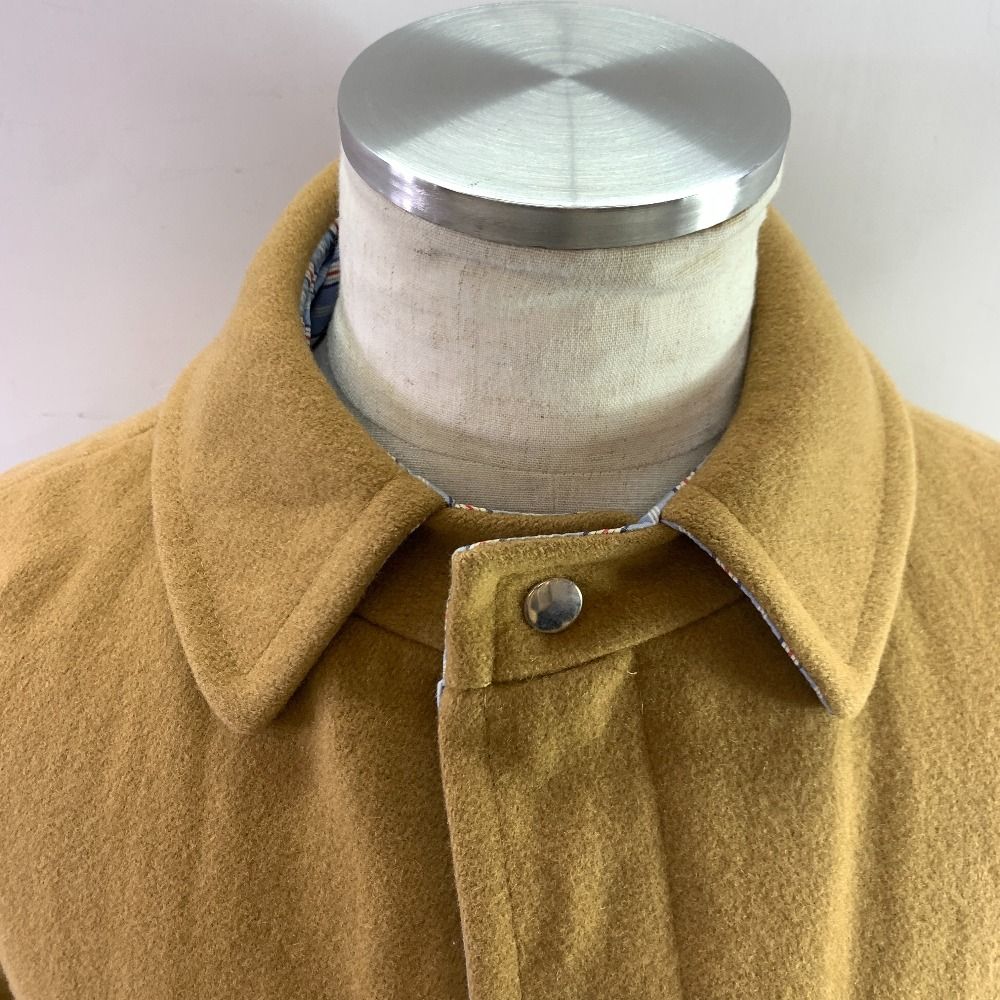 04w5041 MackintoshxPaul Smith マッキントッシュxポールスミス メルトンコート チェスターコート ベージュ M 八王子店