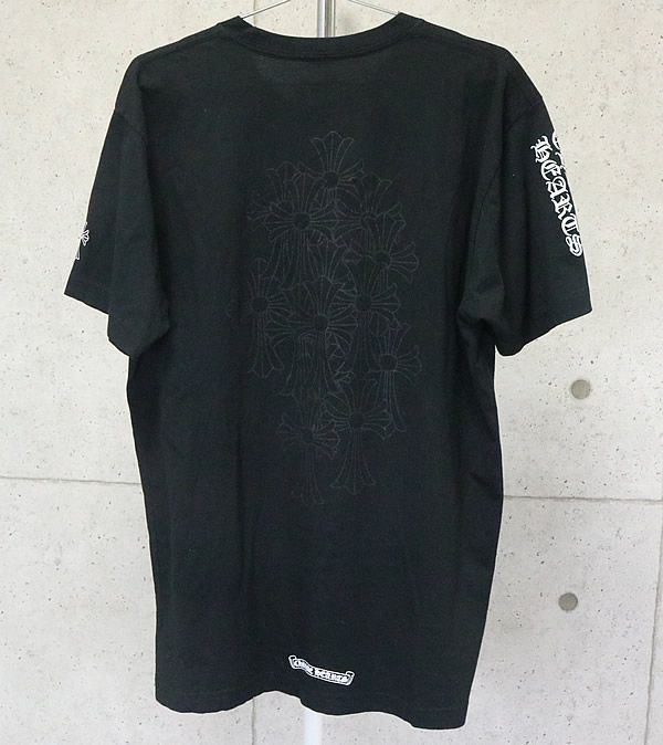 銀座店 クロムハーツ セメタリークロス 半袖Ｔシャツ メンズ L 黒