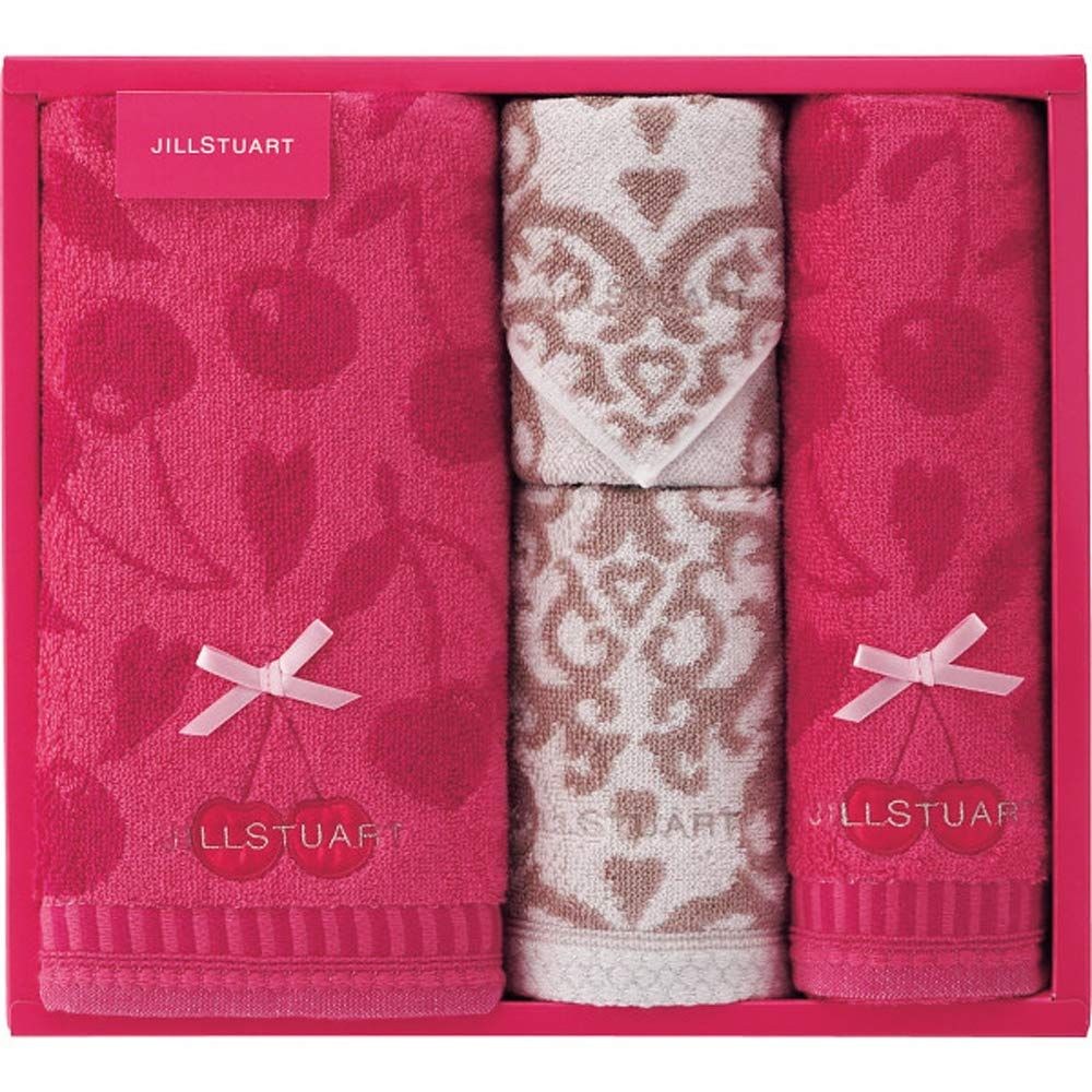 全国うまいもん便 ジルスチュアート JILL STUART バス フェイスタオル タオルハンカチ セット ラッピング済(5000) [5000]
