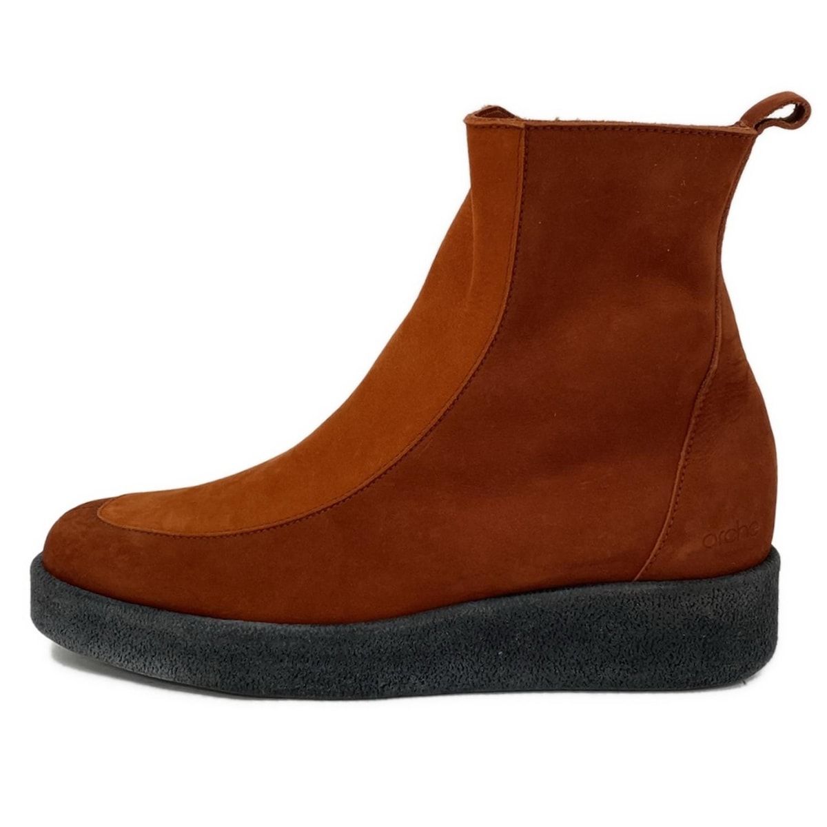 arche アルシュ フランス靴 ショートブーツ arche(アルシュ) ショートブーツ 38 レディース美品 - ブラウン